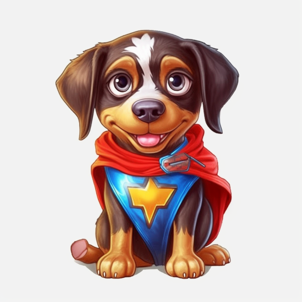 happy dog clipart