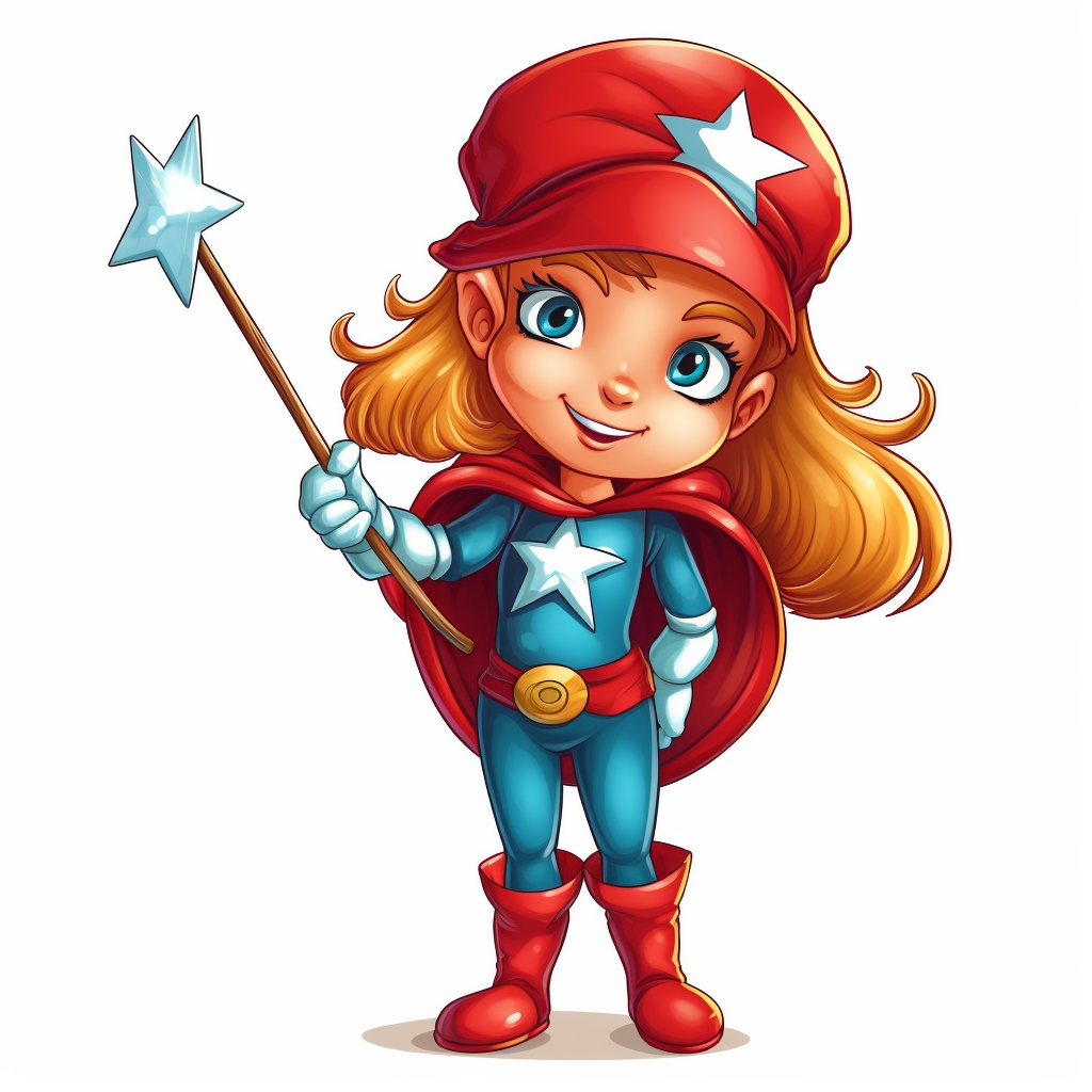 comic superhero cliparts