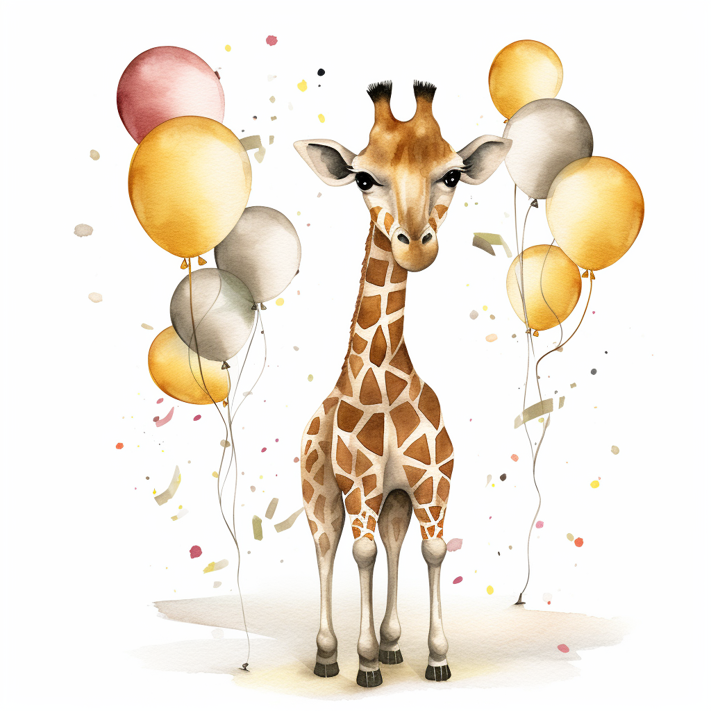 cute giraffe clipart