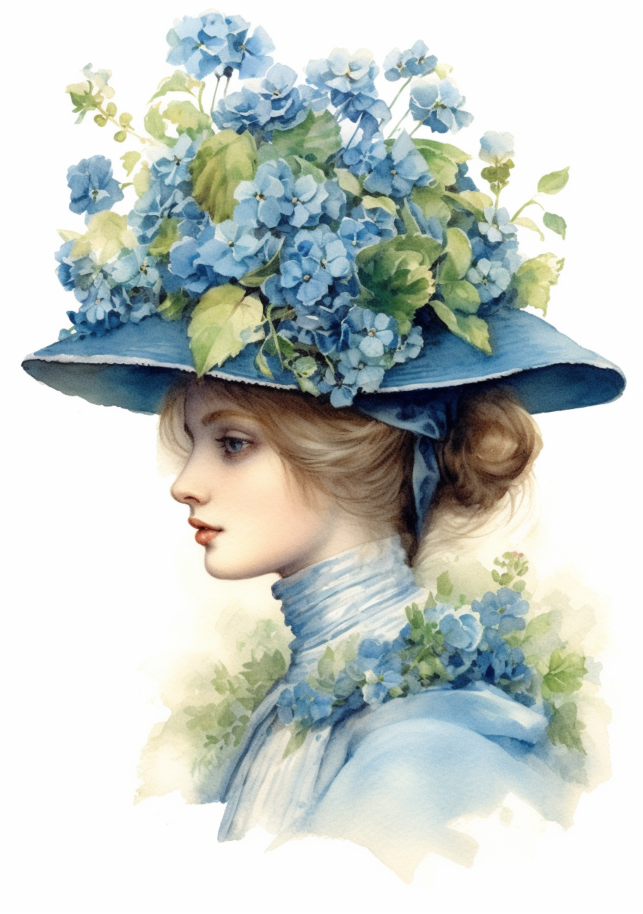 blue hat cliparts