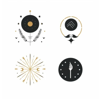 4 svg clipart symbol icons modern minimal geometric metaphysical boho edgy cosmos delicate minimalism existential aesthetic