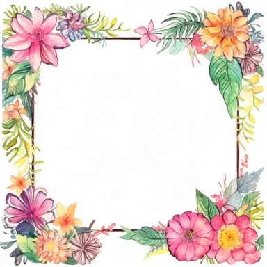 thai frame clipart frame clipart,, in the style of smilecore, flower power, made of insects, atmospheric clouds, childs drawing, fujifilm pro 400h, letras y figuras