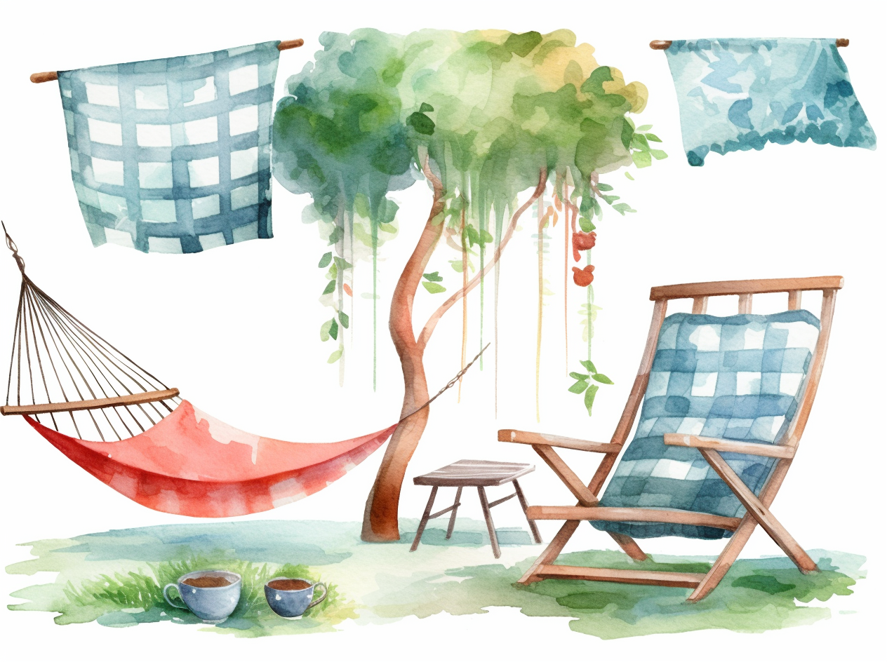 cartoon picnic cliparts
