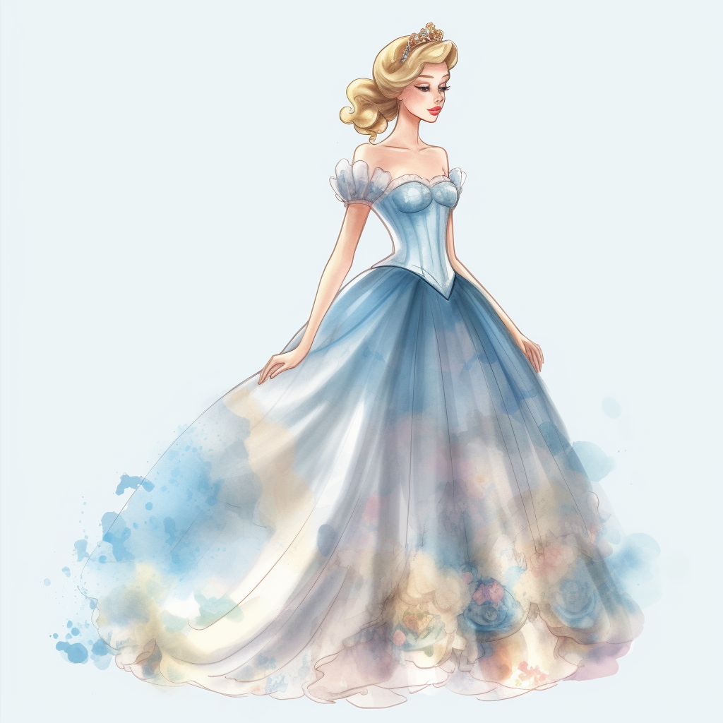 large princess cliparts