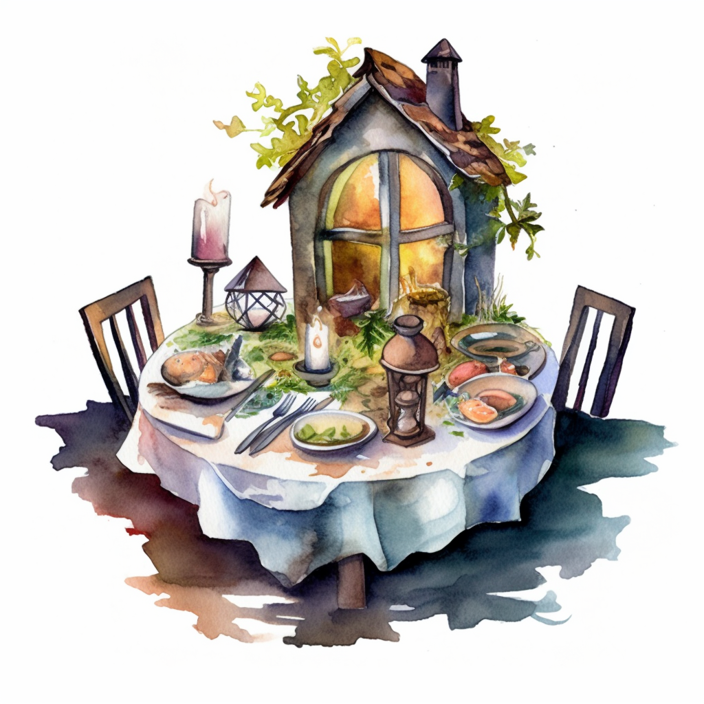 dining table cliparts