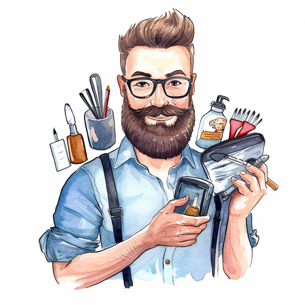 beard man cliparts