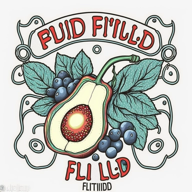 Fueled by fruit, boho, Clipart, tshirt design, contour, white background