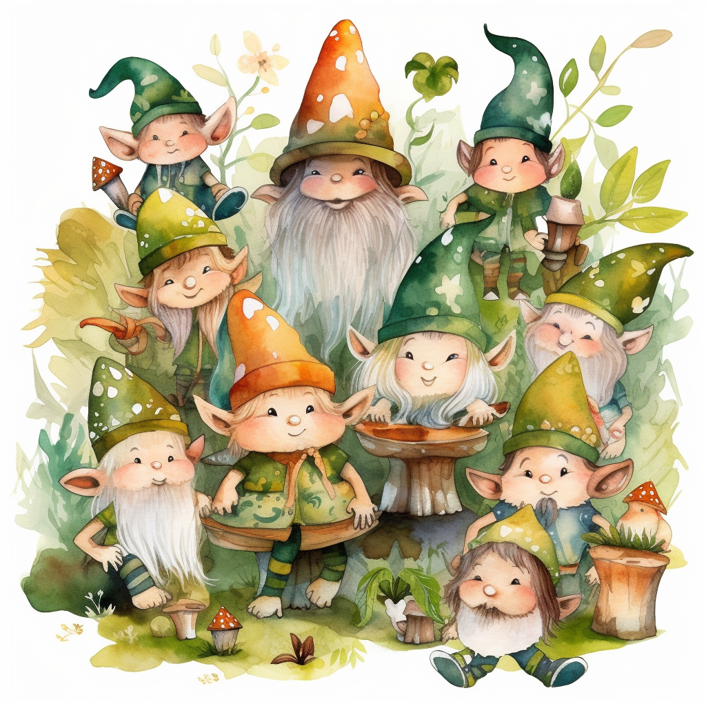cute leprechaun clipart