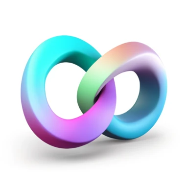 colorful infinity loop symbol 3d icon on white, in the style of kodak colorplus, colorful geometry, color photography pioneer, subtle lighting, toyo ito, multi-layered color fields, soft pastel colors, vector, svg clipart, 3d, UHD, realistic shading, unreal engine 5, 3d icon