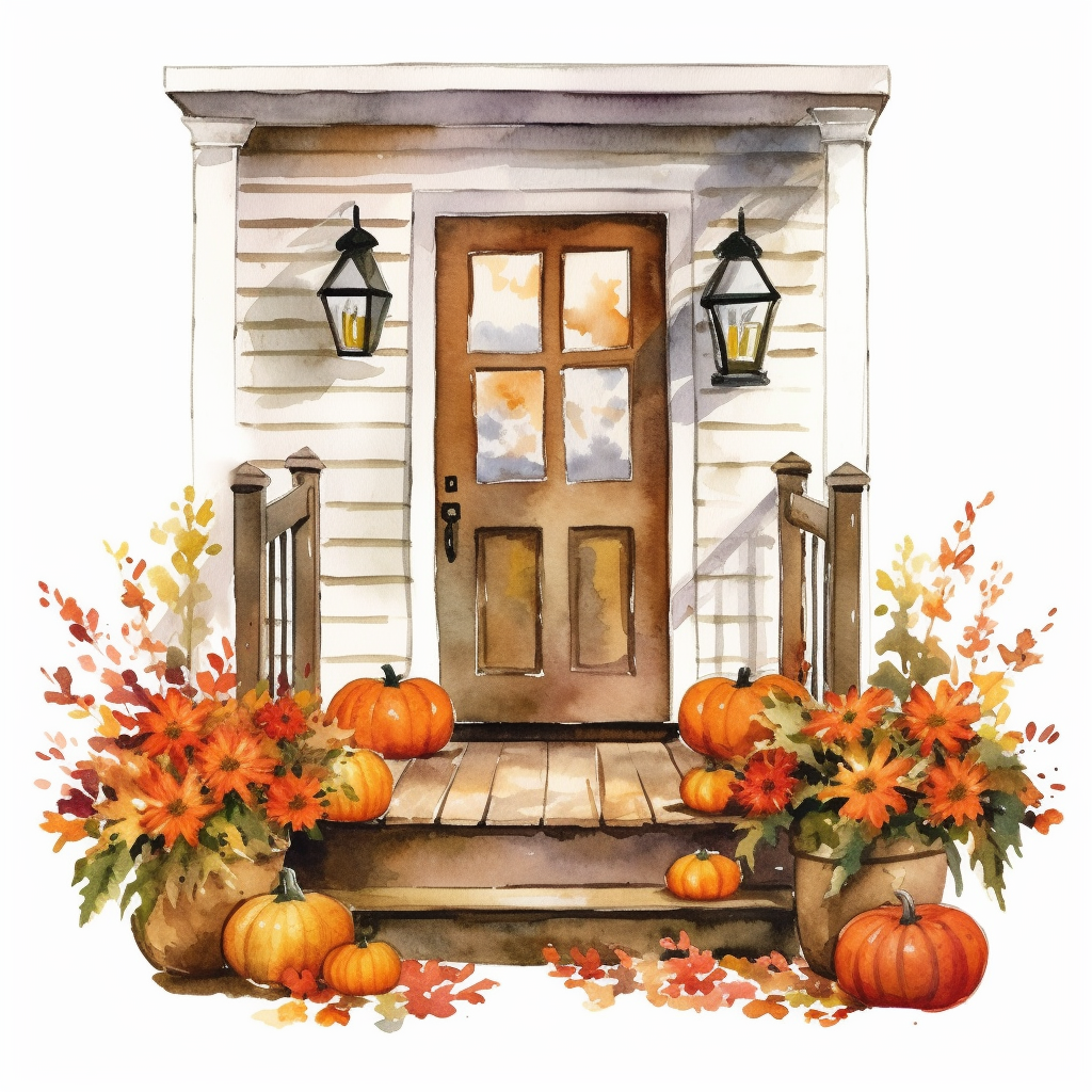 fall decorations cliparts