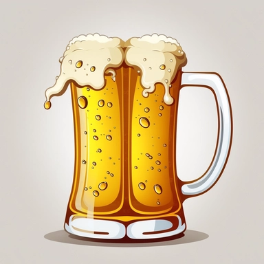 the 1 mug beer cheer, clip art vector