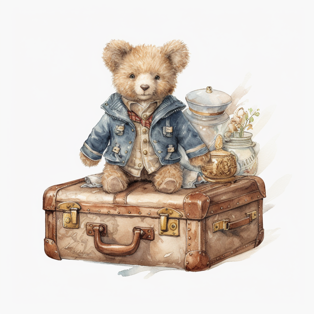 cute suitcase cliparts