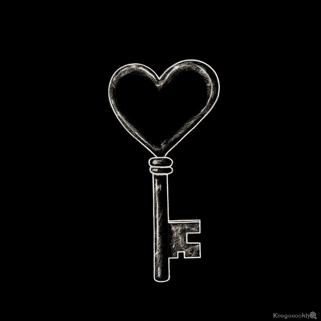 heart key cliparts