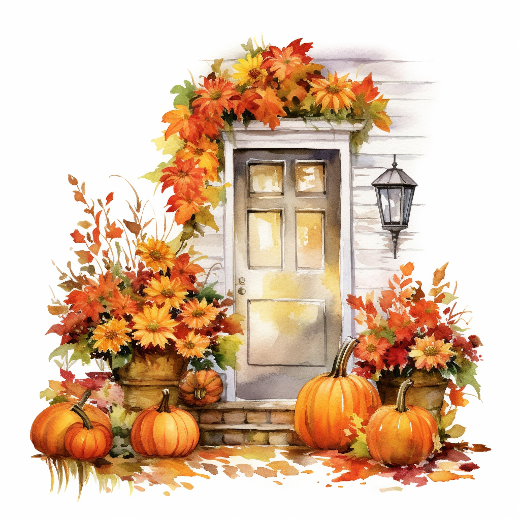 fall decoration cliparts