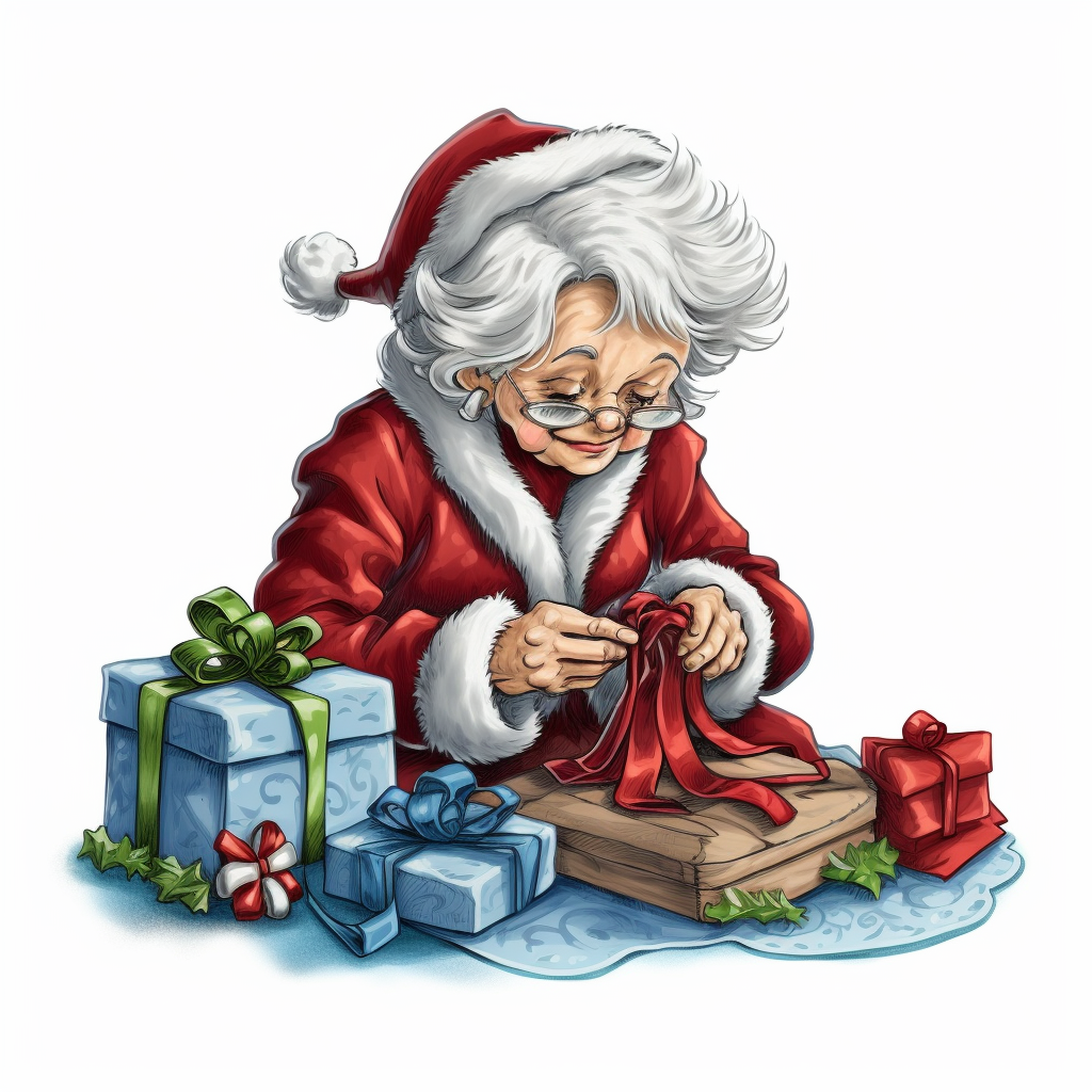 mrs claus clipart