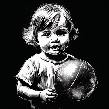 sketch clipart of 20s poster child playing, hd, white on black background, spaced out,--ar 3:2