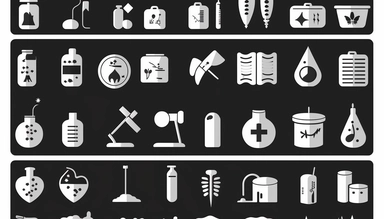 medicine, clinic, web icons, silhouette, clipart, vector, one colour, simple