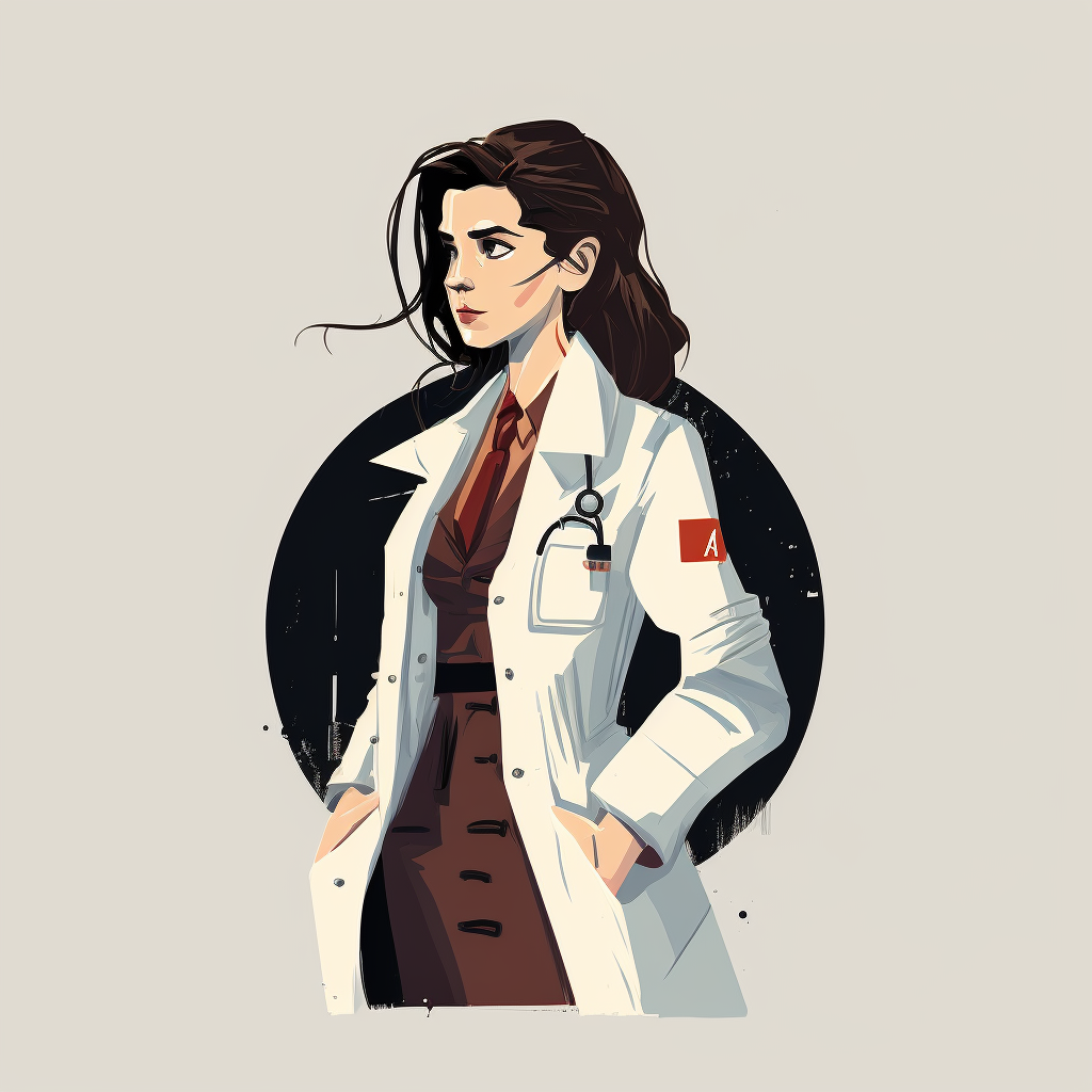 female doctor clipart