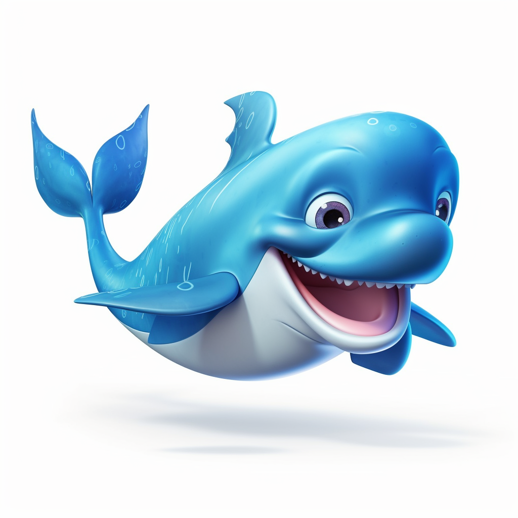 cartoon whale cliparts