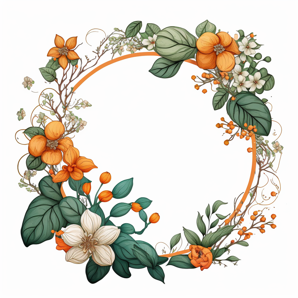 frame circle cliparts