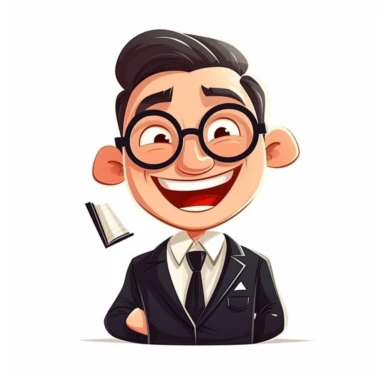 happy cute Legal Advisor face, cartoon, clipart, mascot, isolated on white background