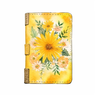 Travel Watercolor Clipart, Passport 19 yellow girly , single object,isolated on white background, highly detailed, hand painted watercolor illustration by Cath Kidston, Emma Bridgewater,white background for removing background--no text shadow font watermark