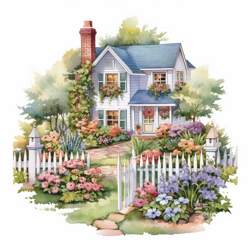 garden lines cliparts