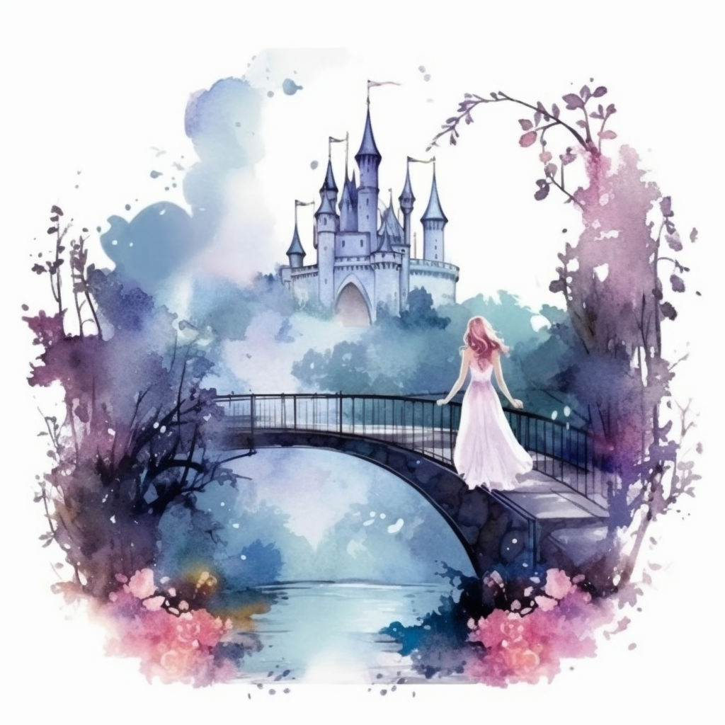 forest bridge cliparts