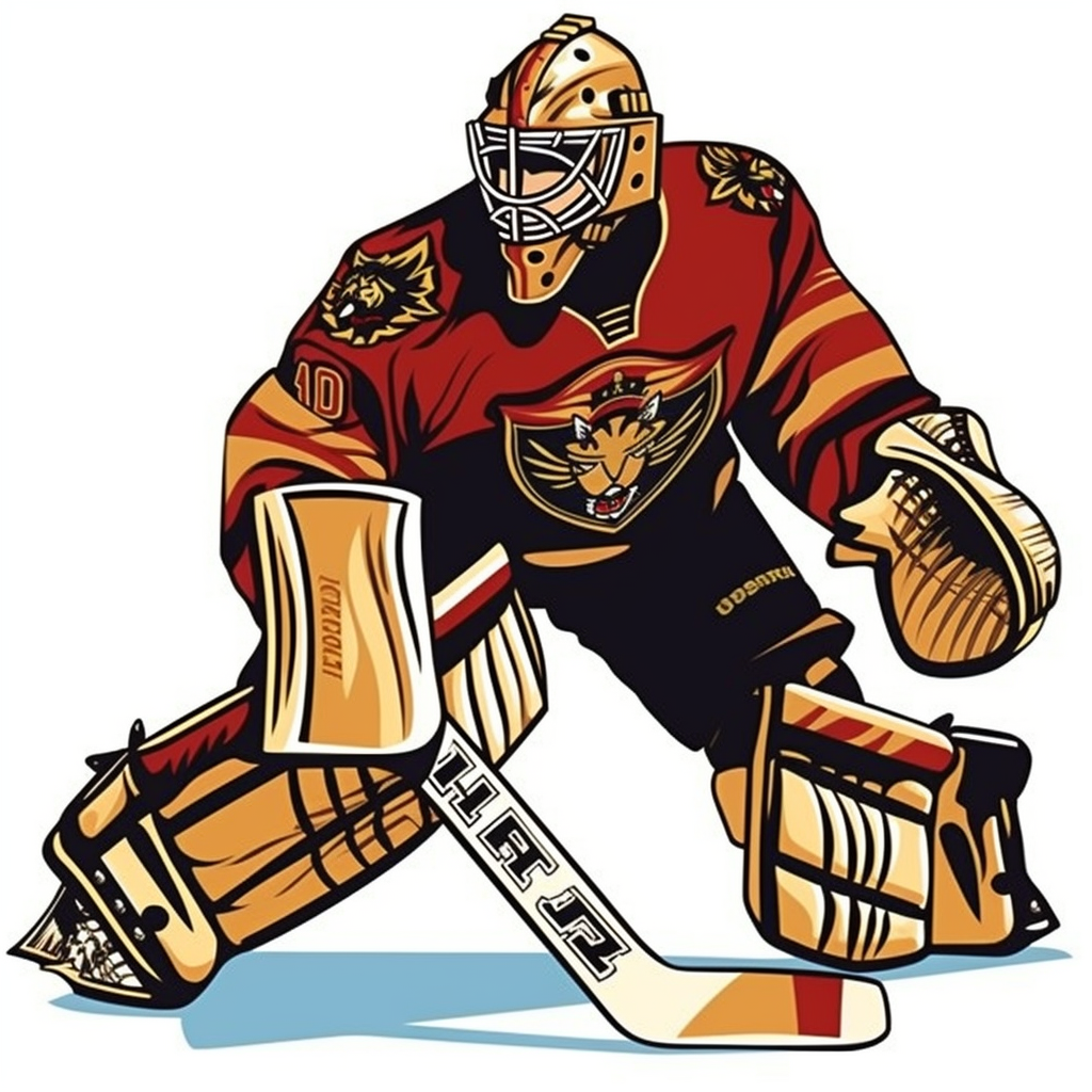 hockey goalie clipart