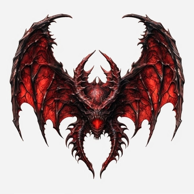 ultra realistic demon wings clipart