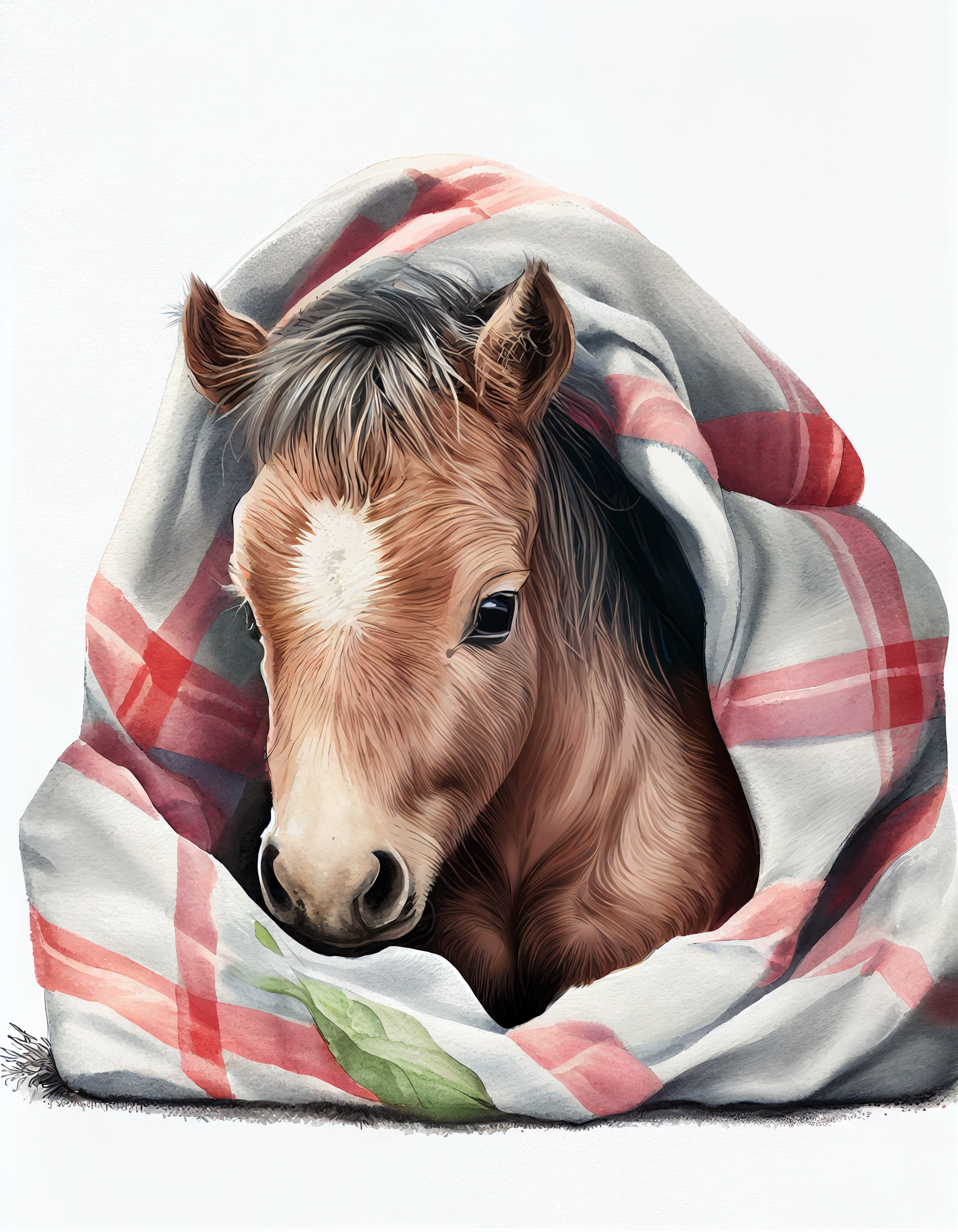 baby horse clipart