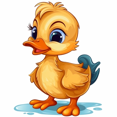 clipart baby duck