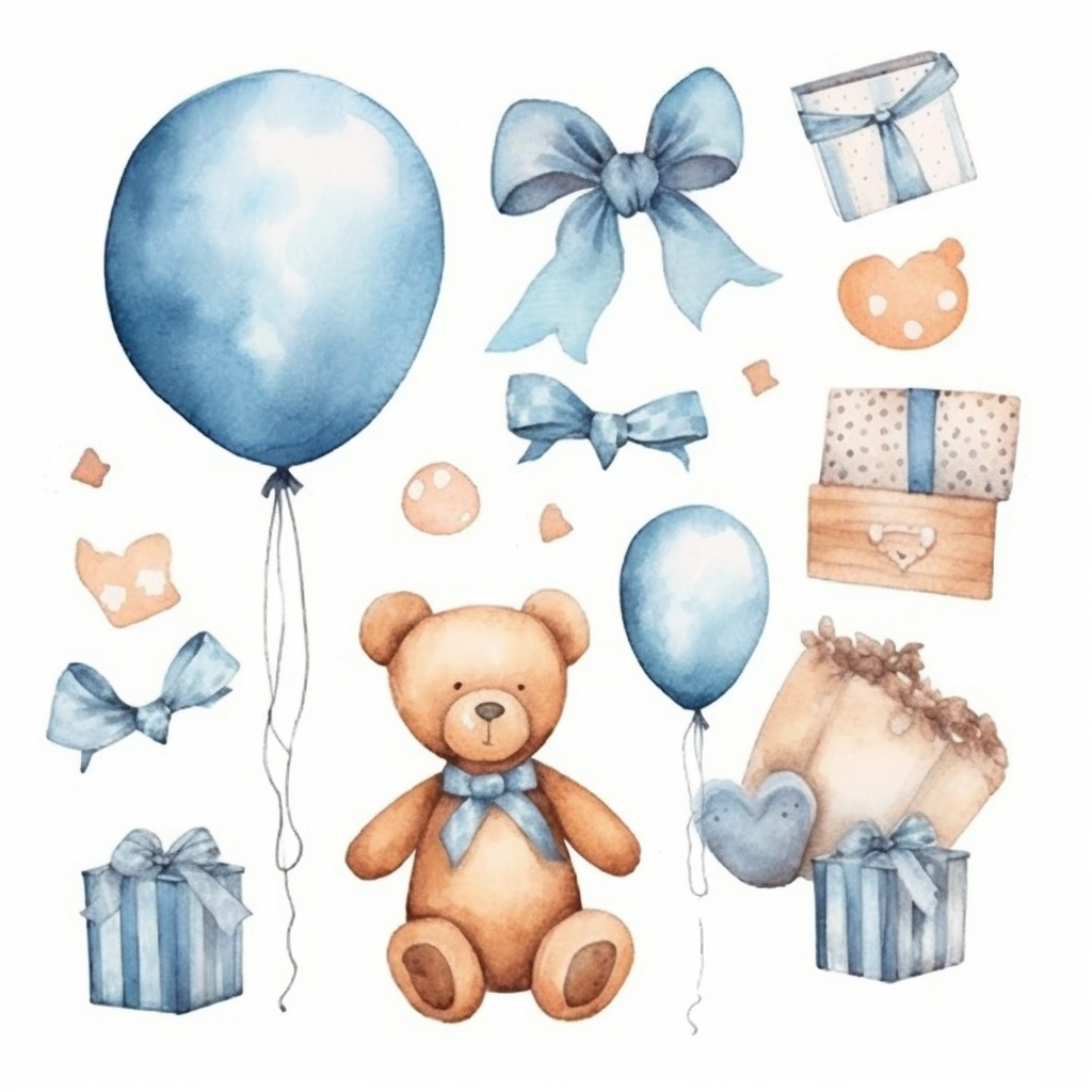 girl baby shower clipart