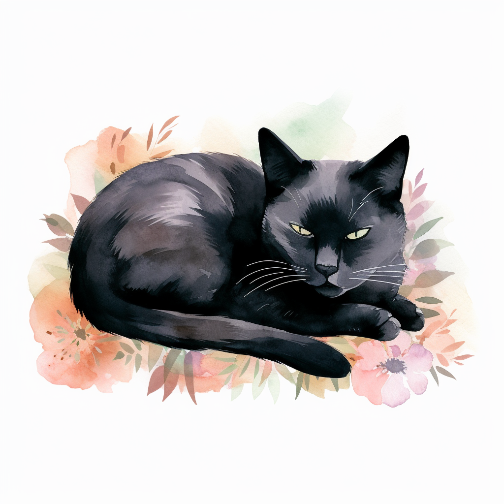 lazy cat cliparts