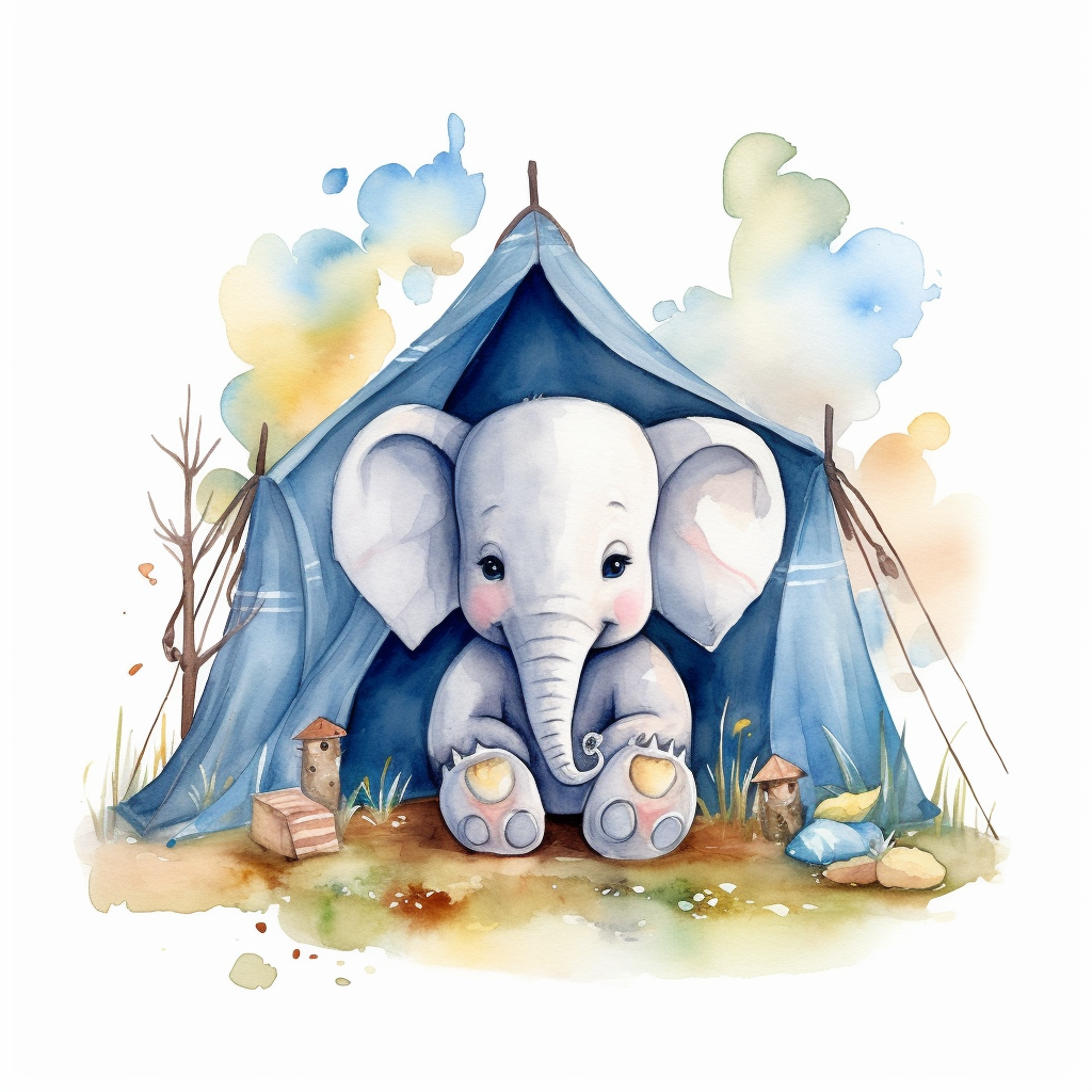 cute camp cliparts