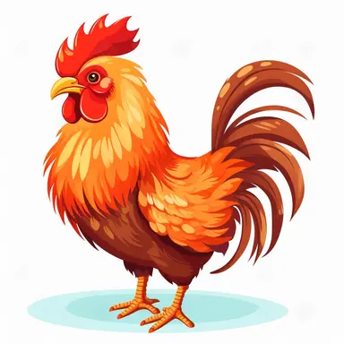 clipart, stock photograph, white background, cartoon, vector, chicken