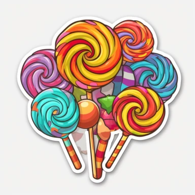 candy lollipops clipart sticker