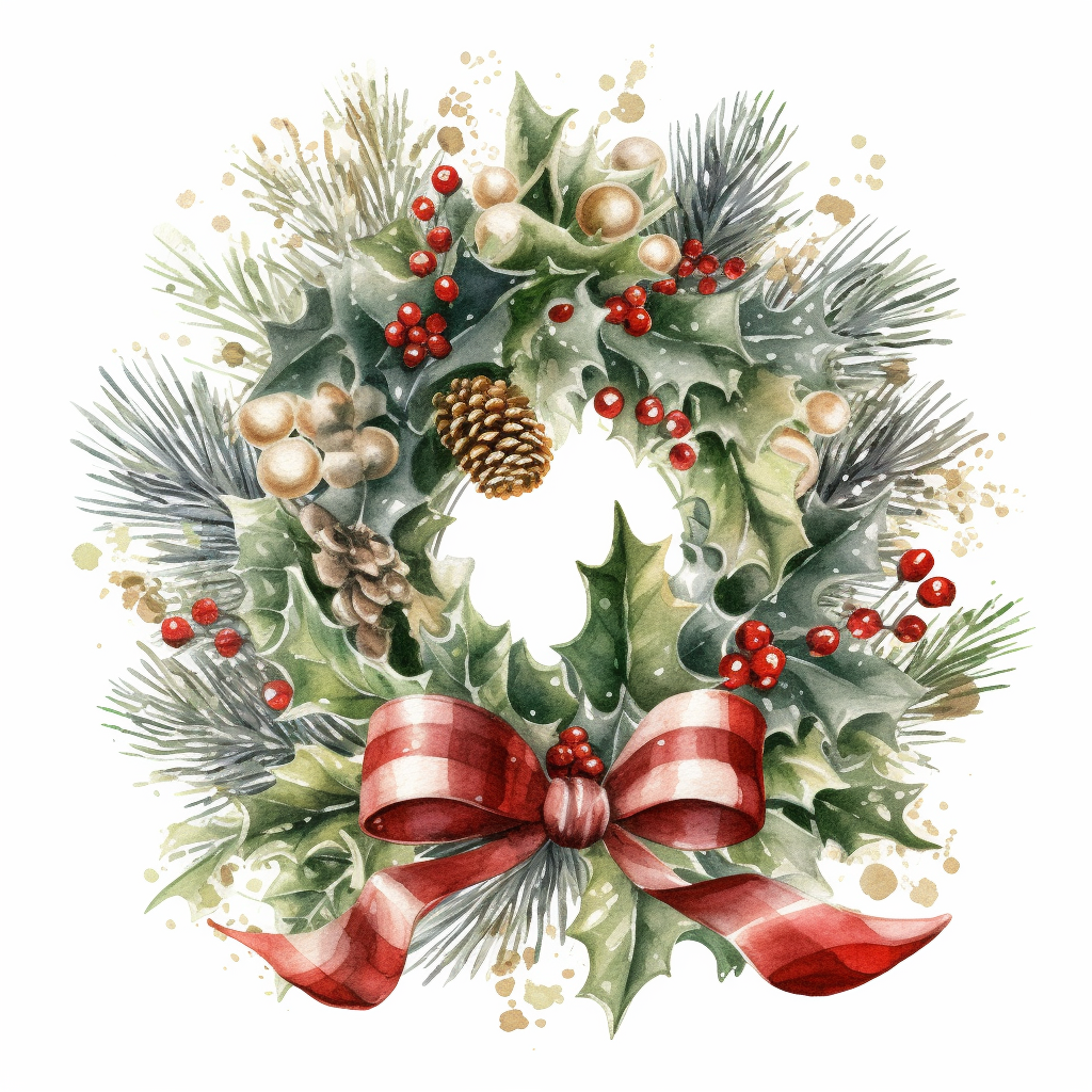 christmas cliparts holly