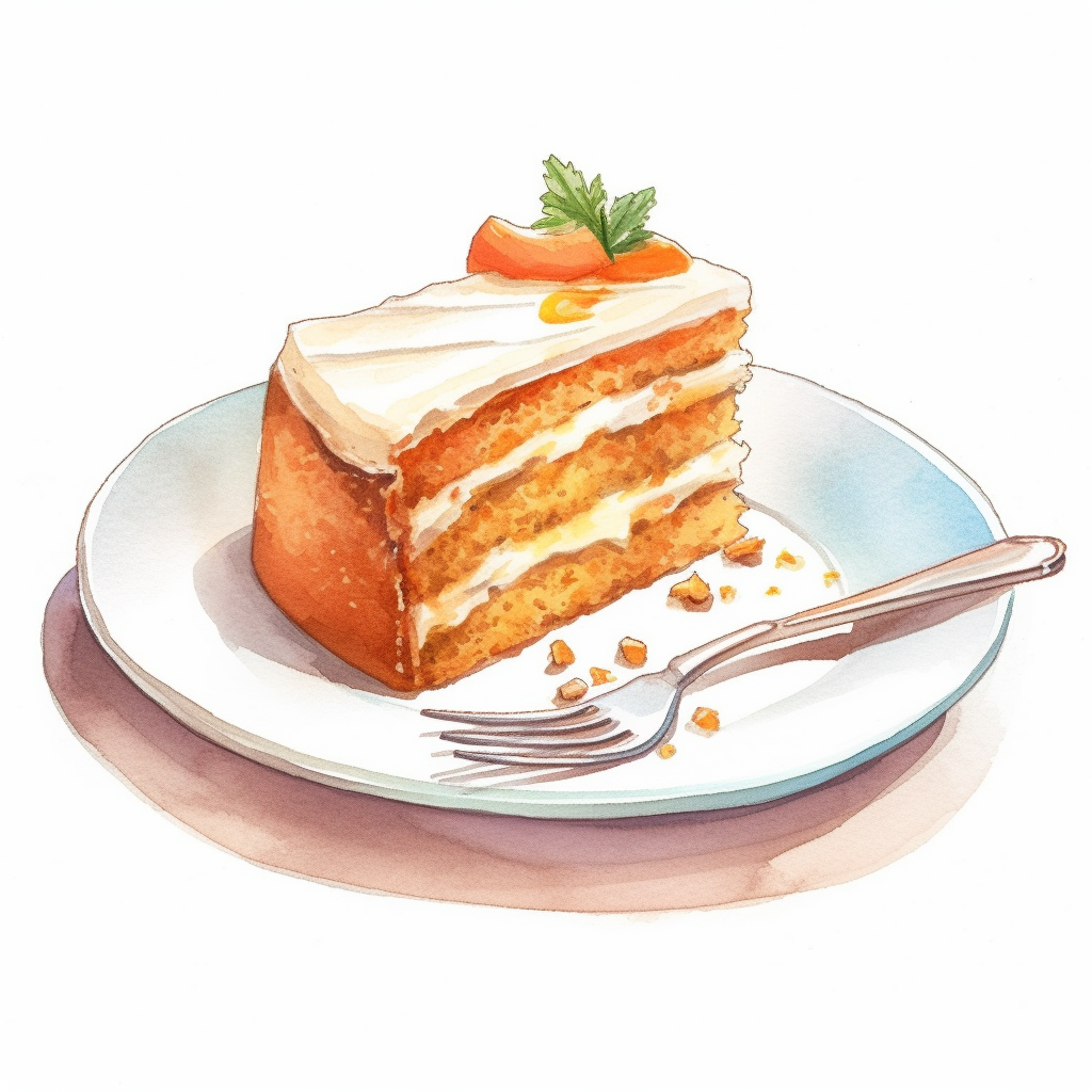 carrot cake cliparts