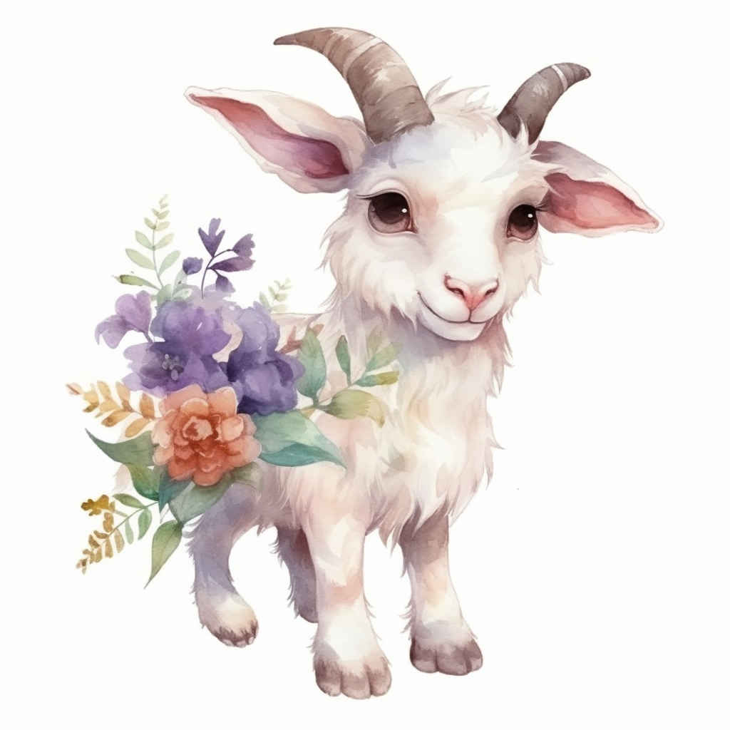 goat face cliparts
