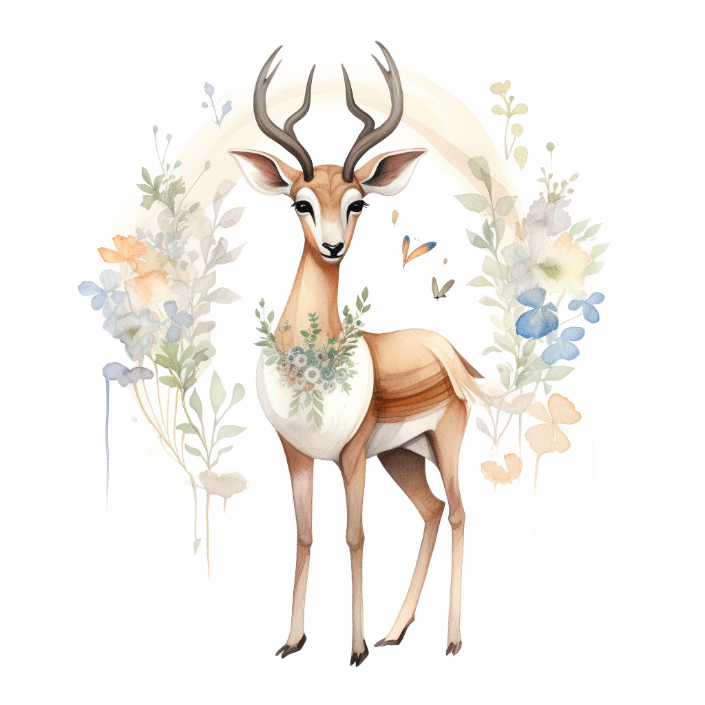 gazelle cliparts