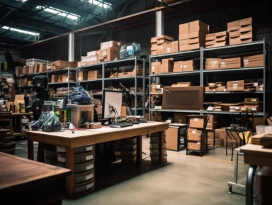 The desk in a notebook wholesale warehouse is equipped with various tools and supplies necessary for efficient work. Some of the essential items you may find on the desk include: 1. Computer: A desktop or laptop computer is essential for managing inventory, processing orders, and performing other administrative tasks related to the notebook wholesale operations. 2. Office software: Software applications like spreadsheet programs, inventory management systems, and order processing tools are used 