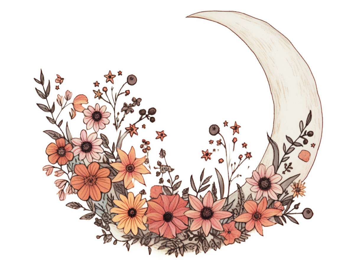 crescent shape cliparts