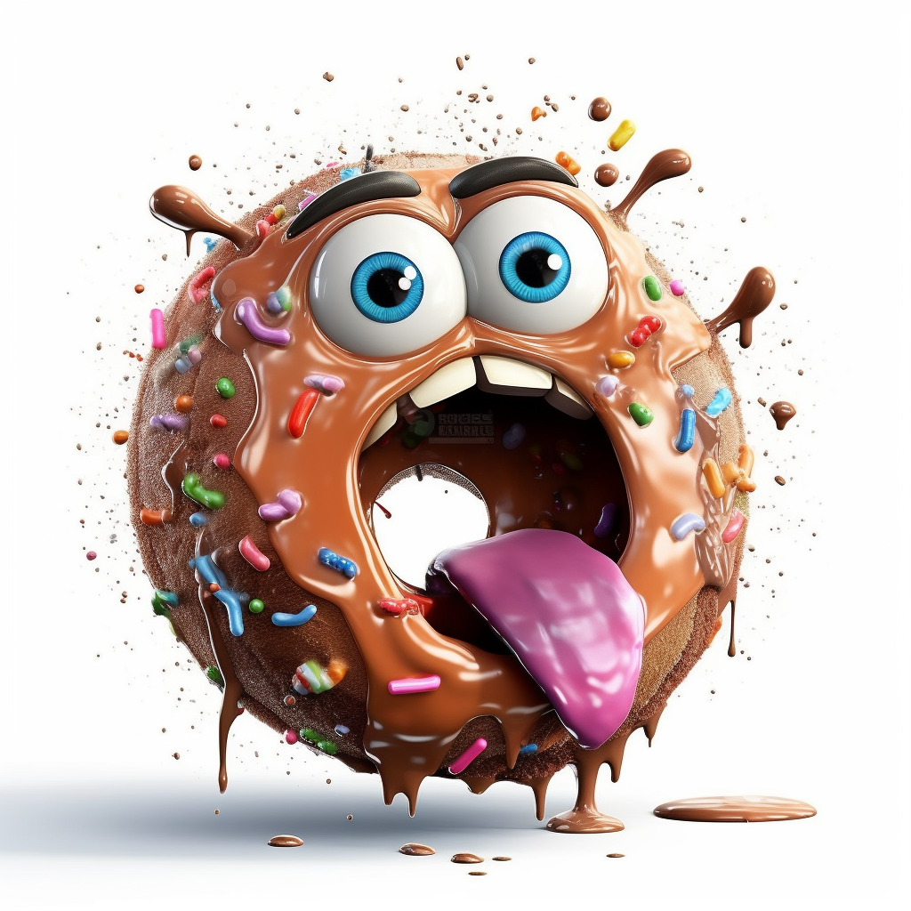 cartoon donut cliparts