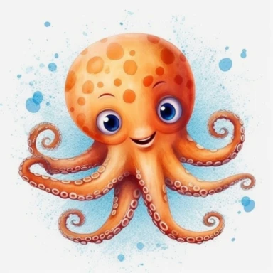 cute octopus clip art
