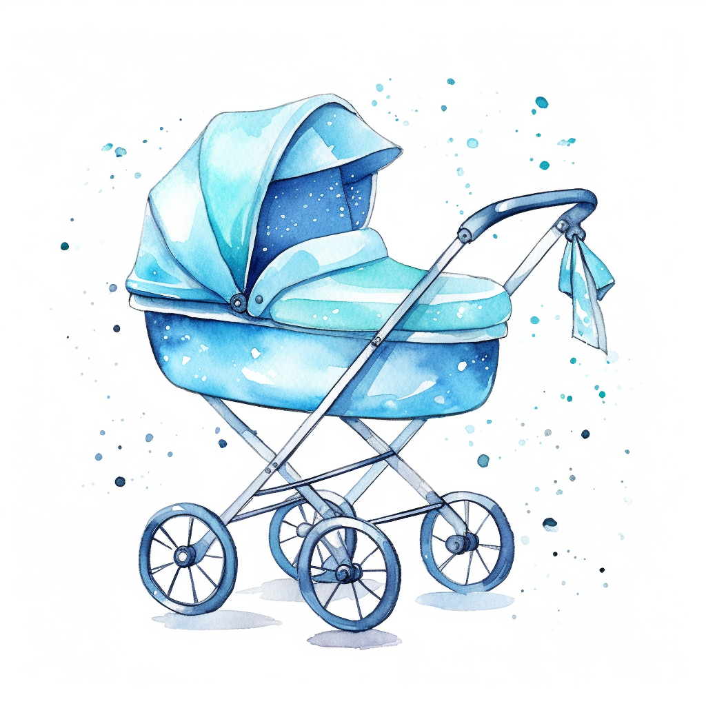 baby carriage clipart