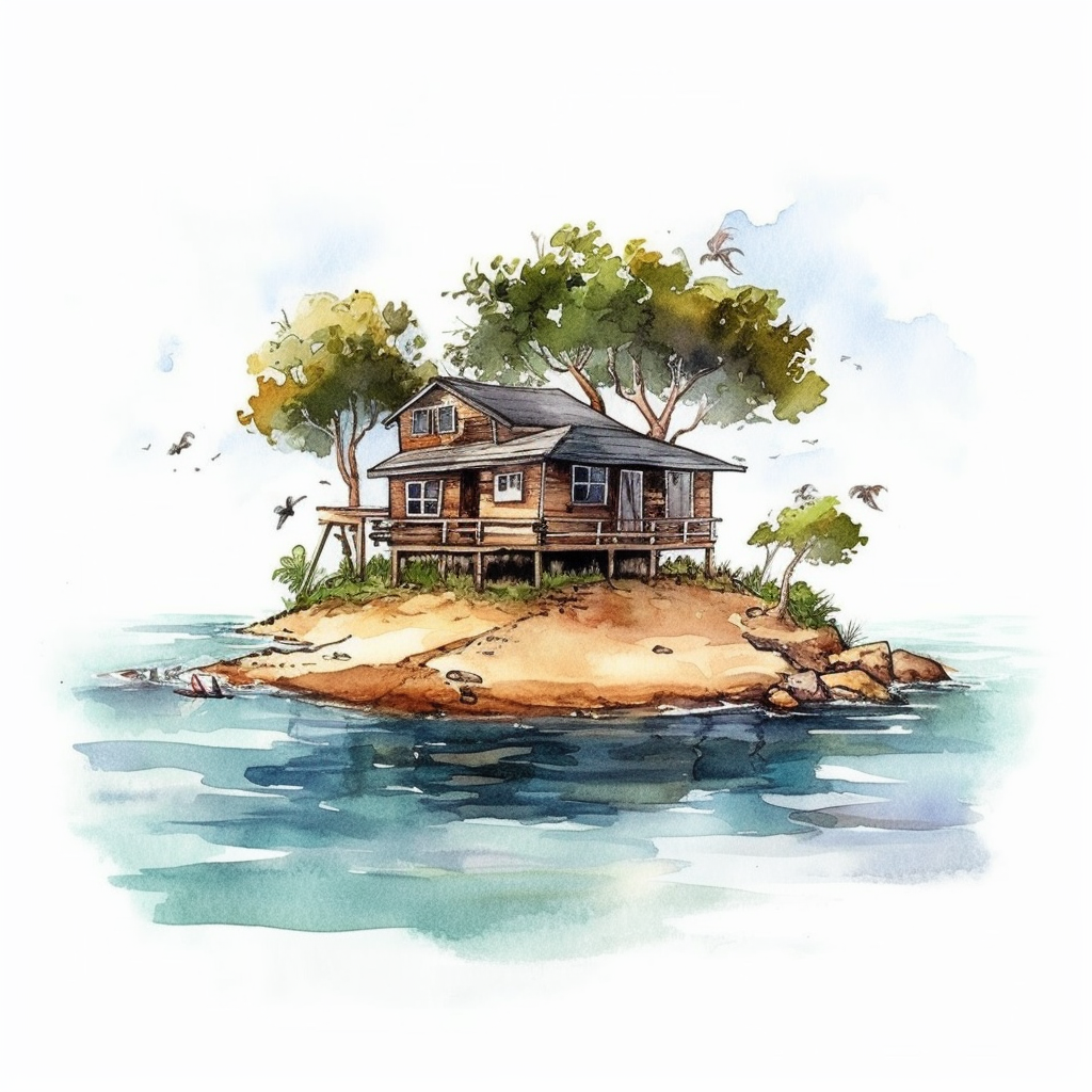 ocean house cliparts