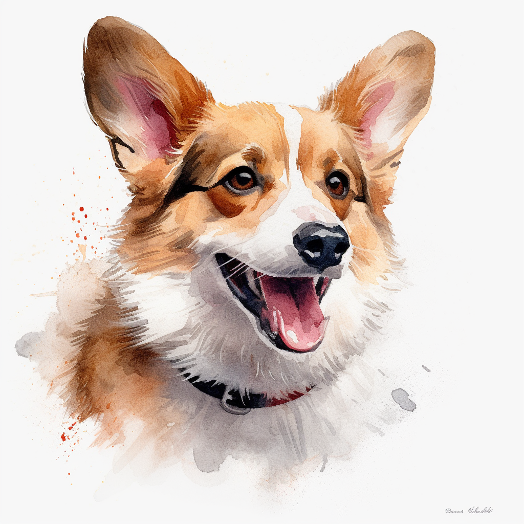 corgi dog cliparts