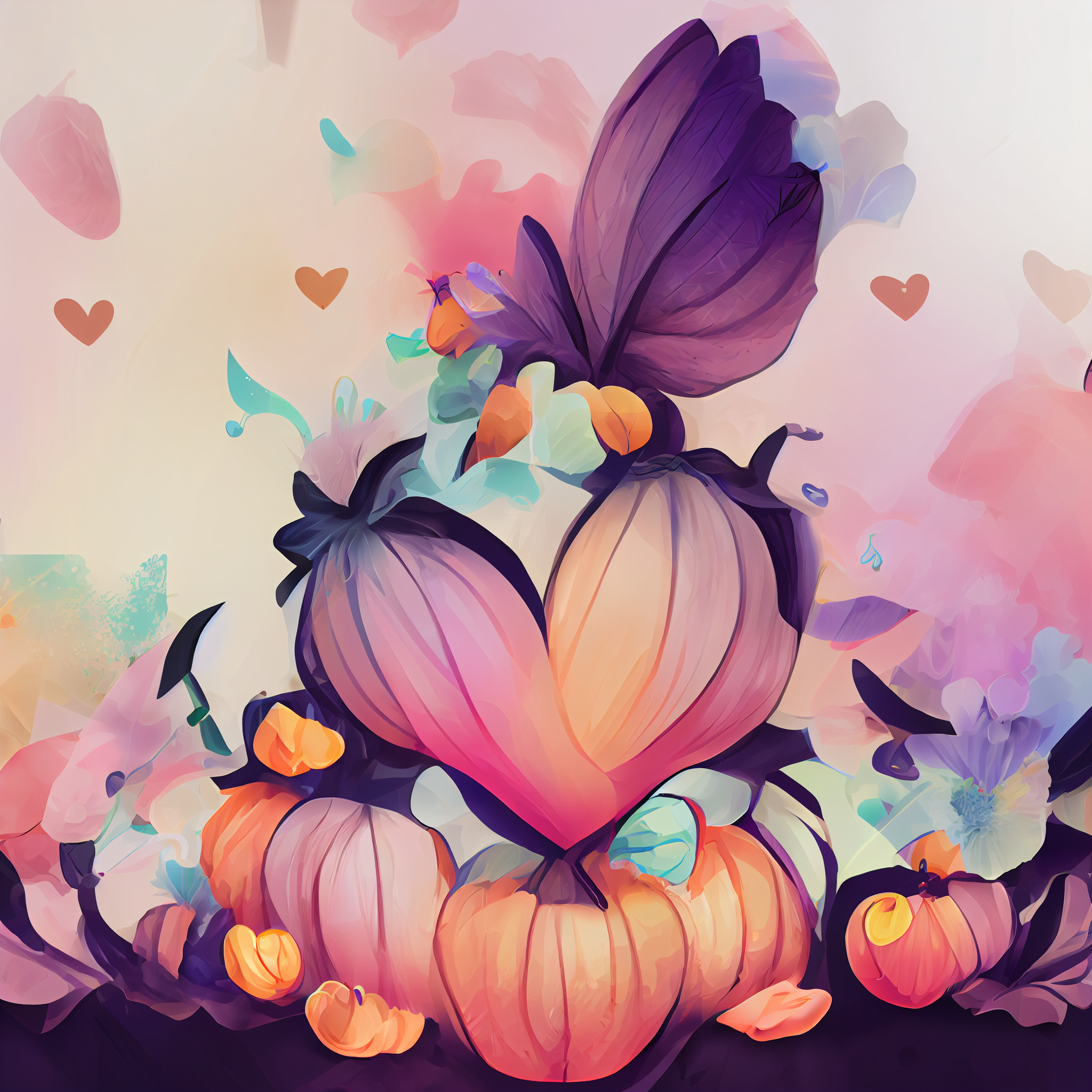 halloween heart cliparts