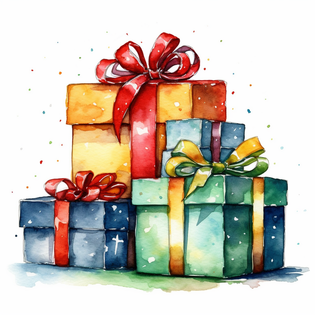 christmas present clipart